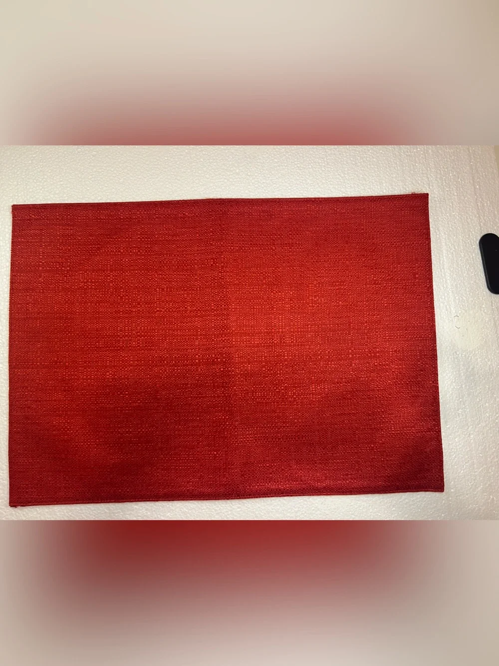 Set of 3 Red Elegant Placemats Great Condition 19